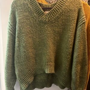 Green sweater